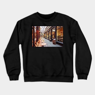 Coffee at The Castle Arcade, Cardiff Crewneck Sweatshirt